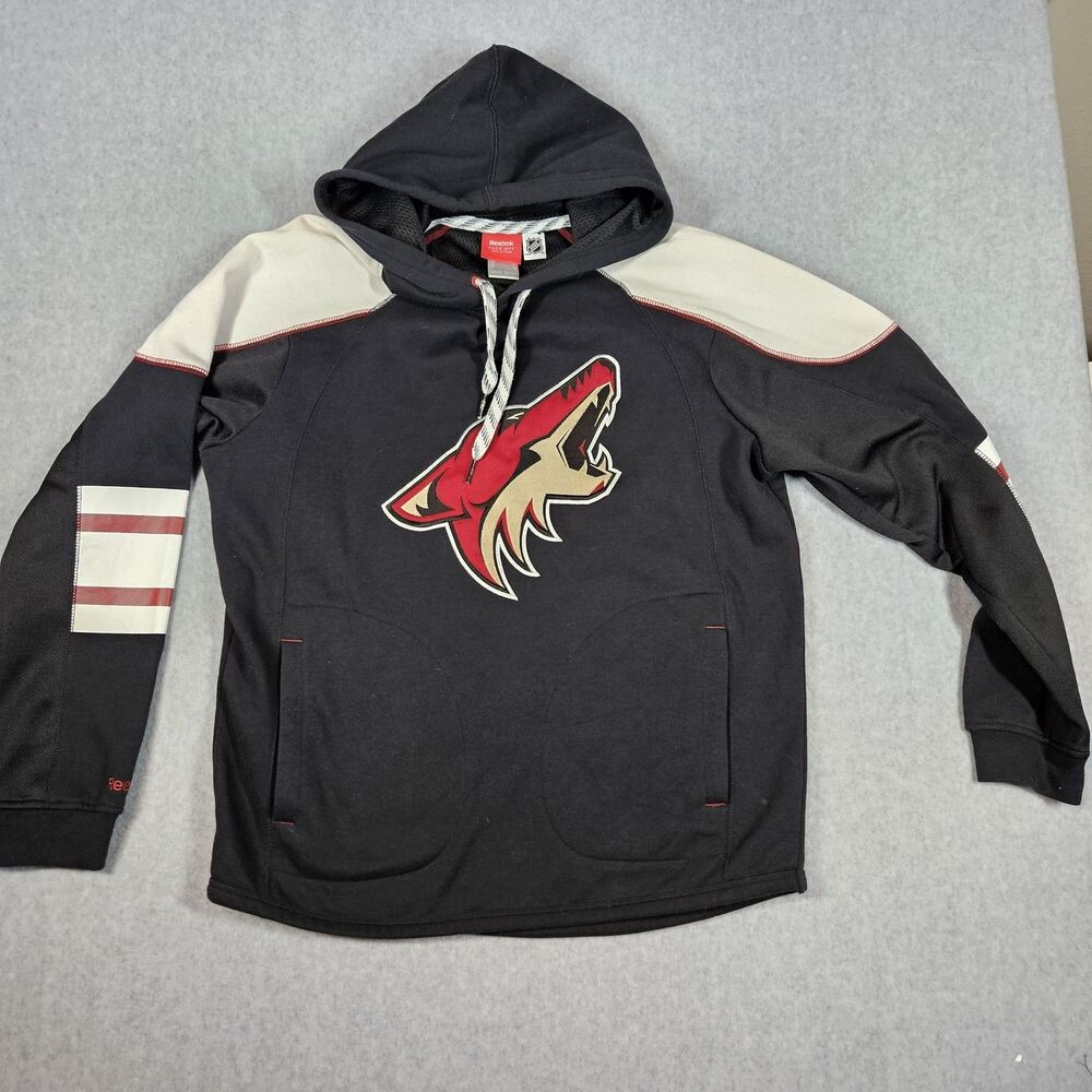 Reebok NHL Arizona Coyotes Hoodie Sweatshirt Face Off Collection Adult Large L